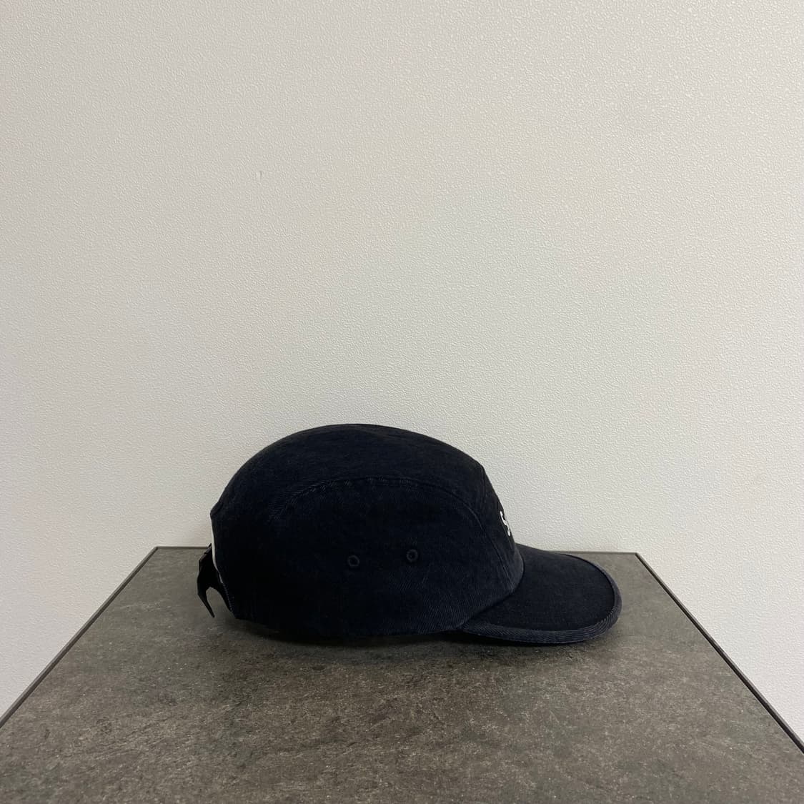 (OS) 슈프림 박스로고 캠프캡 모자 데님 블랙 상품이미지3