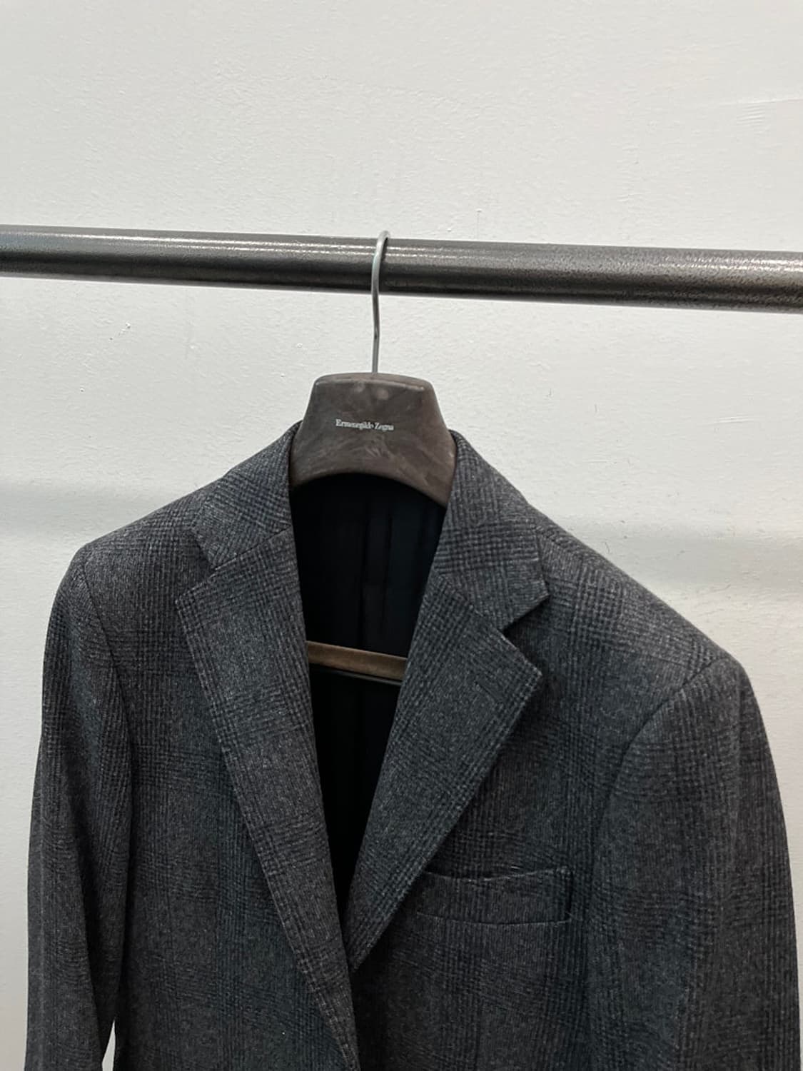 95) 맨온더분 체크 울자켓  상품이미지2