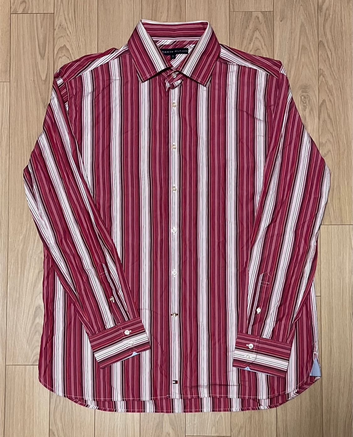 타미힐피거 남성 스트라이프 셔츠 XL 상품이미지1