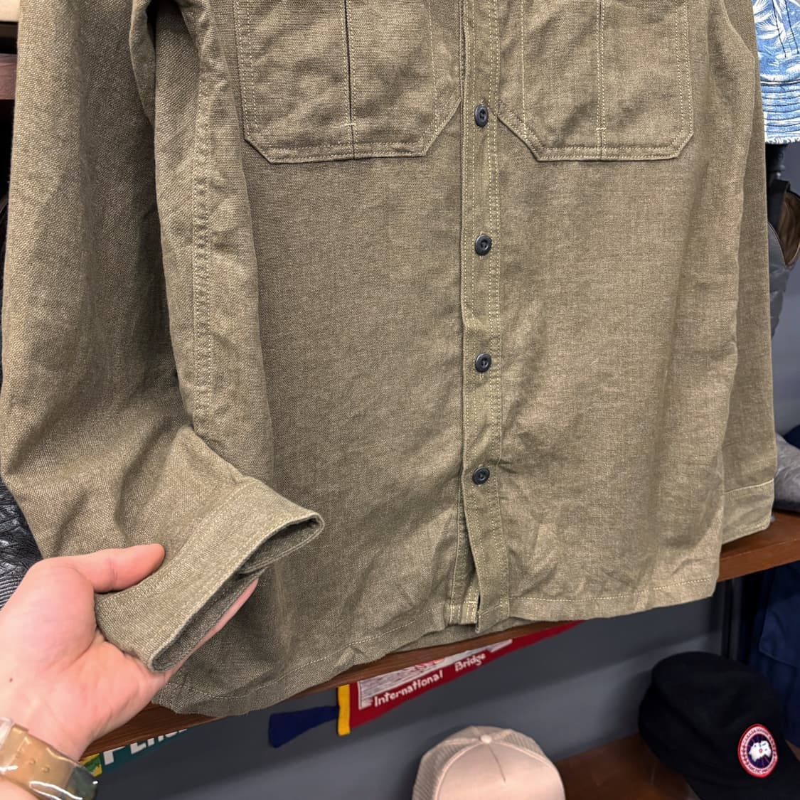 파타고니아 아웃도어 워크셔츠 소프트 린넨트윌 어스톤 로고 N653 상품이미지4