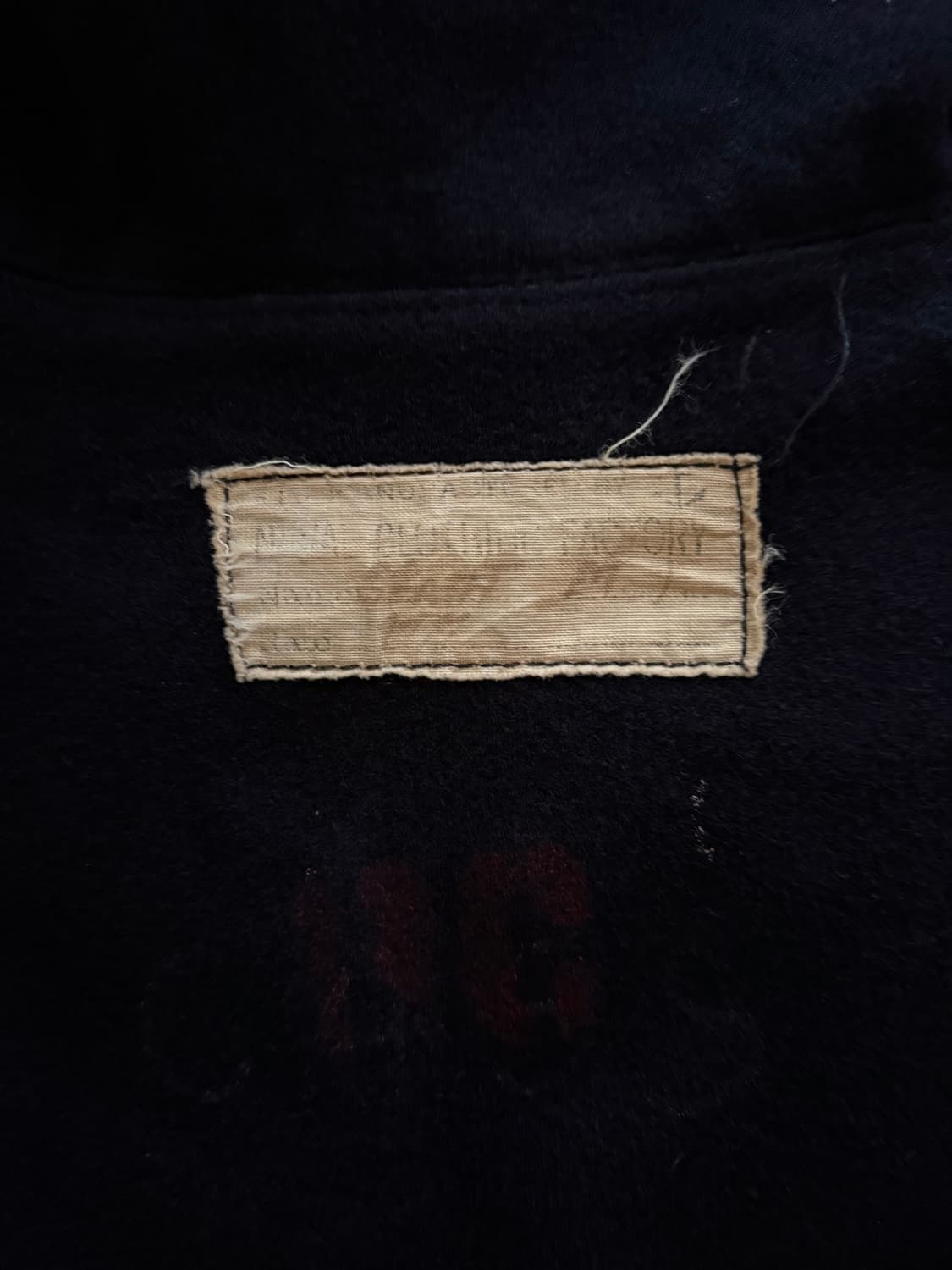 40's WWII USN Sailor Wool Uniform Shirt. 상품이미지8