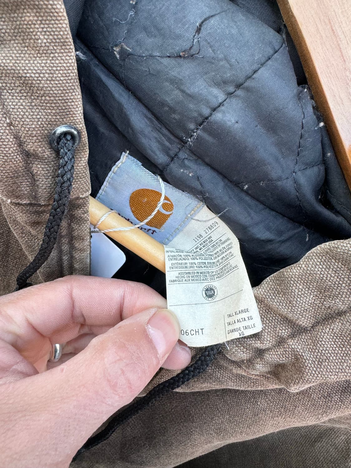 90s 칼하트 j06 덕액티브 자켓 상품이미지7