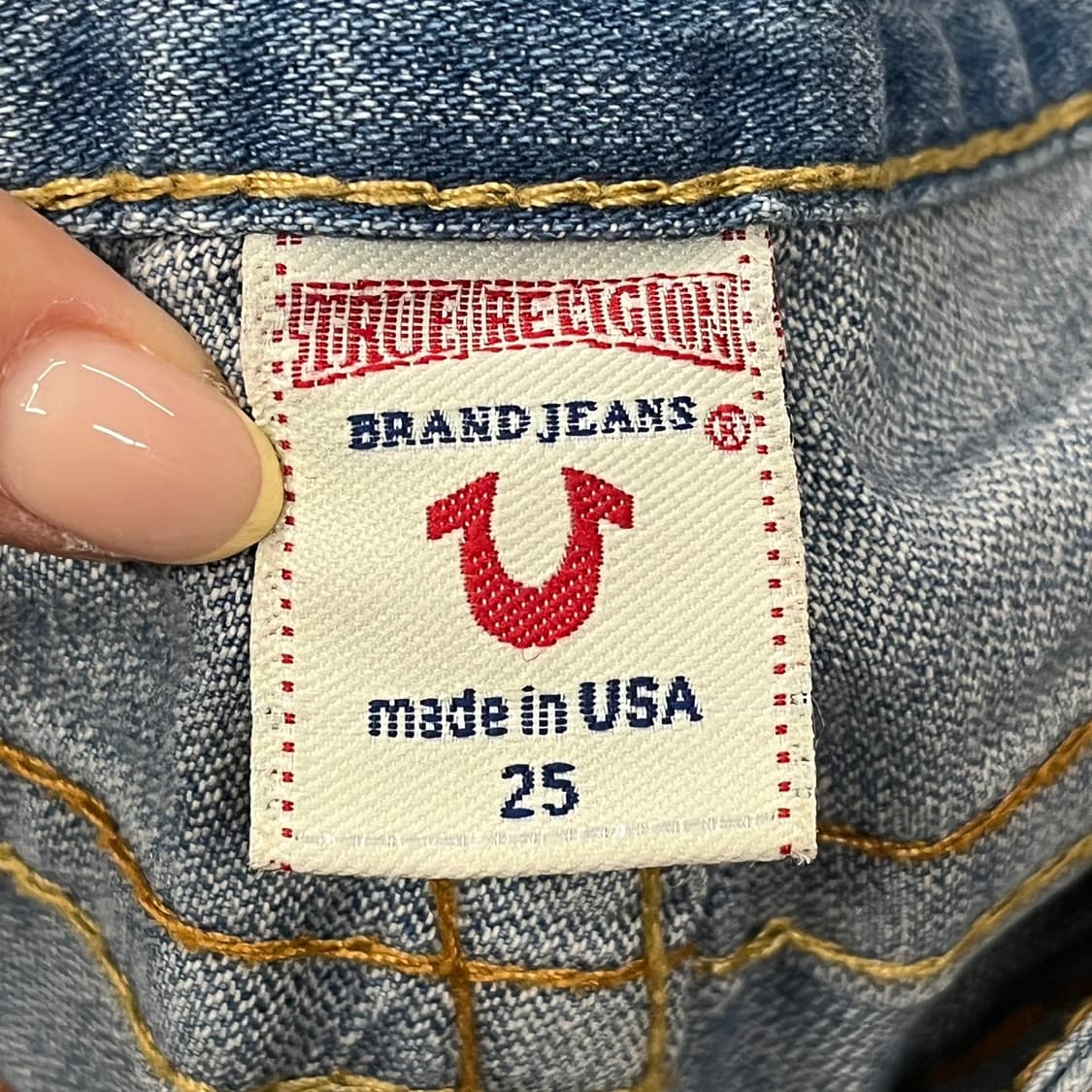 [정품/25] 트루릴리젼 데님 청바지 b16 상품이미지4