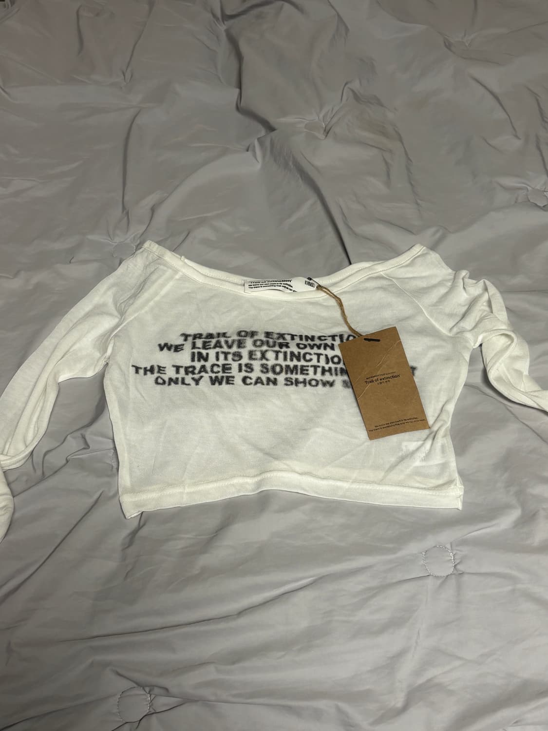 보헤미안서울 크롭 프린트 롱 슬리브 상품이미지4