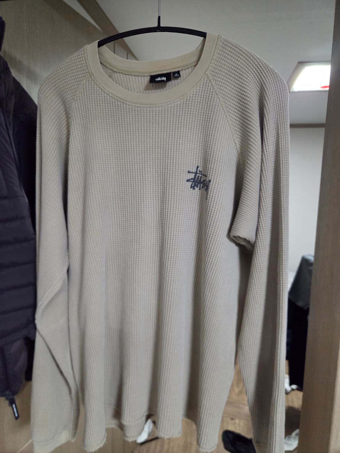 스투시 래글런 써머 롱슬리브 크루 샌드팝니다 상품이미지1