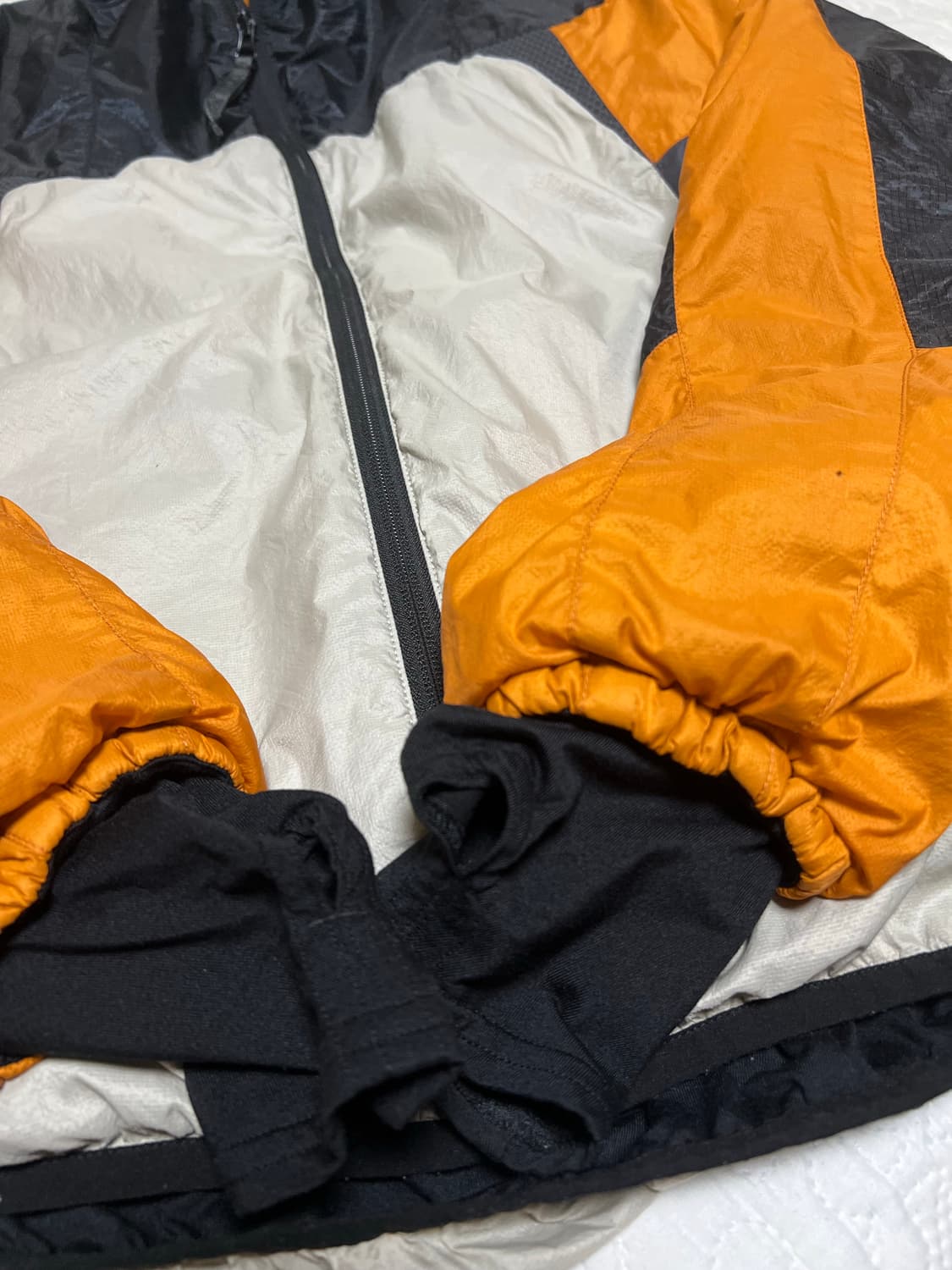 몬츄라 스카이 자켓 M 흰색주황 흰주 상품이미지9