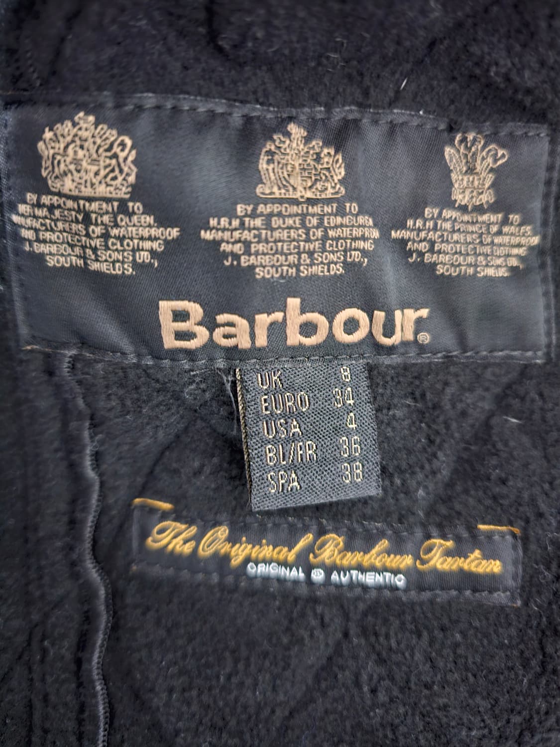 바버 여성 비드넬 폴라퀼트 퀼팅자켓 UK8 국내55 상품이미지3