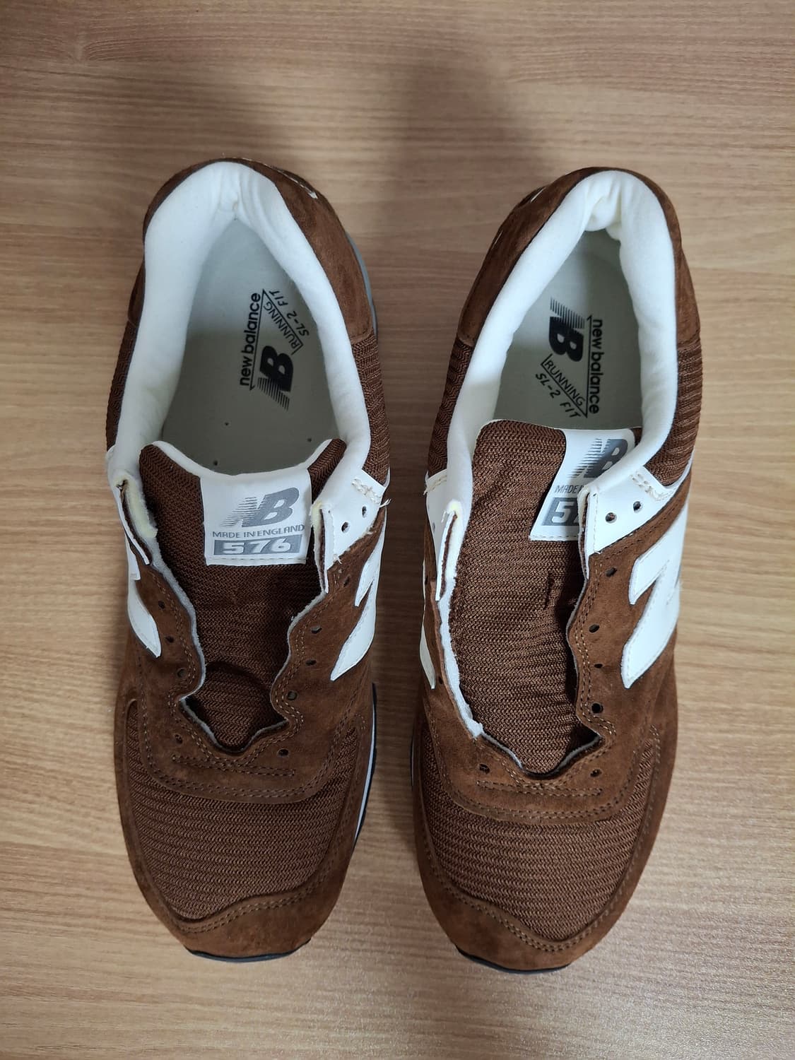 265) 뉴발란스 576 메이드 인 UK 몽스 로브 코코넛 밀크 상품이미지5