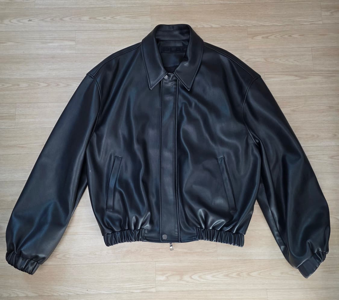 런업 X PLAC 투웨이지퍼 비건 레더 자켓 상품이미지6