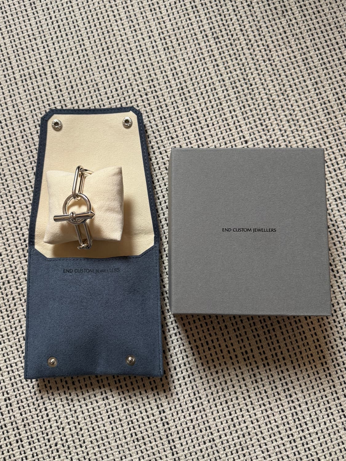 새상품 앤드커스텀 쥬얼리 925 실버 체인 팔찌 상품이미지1