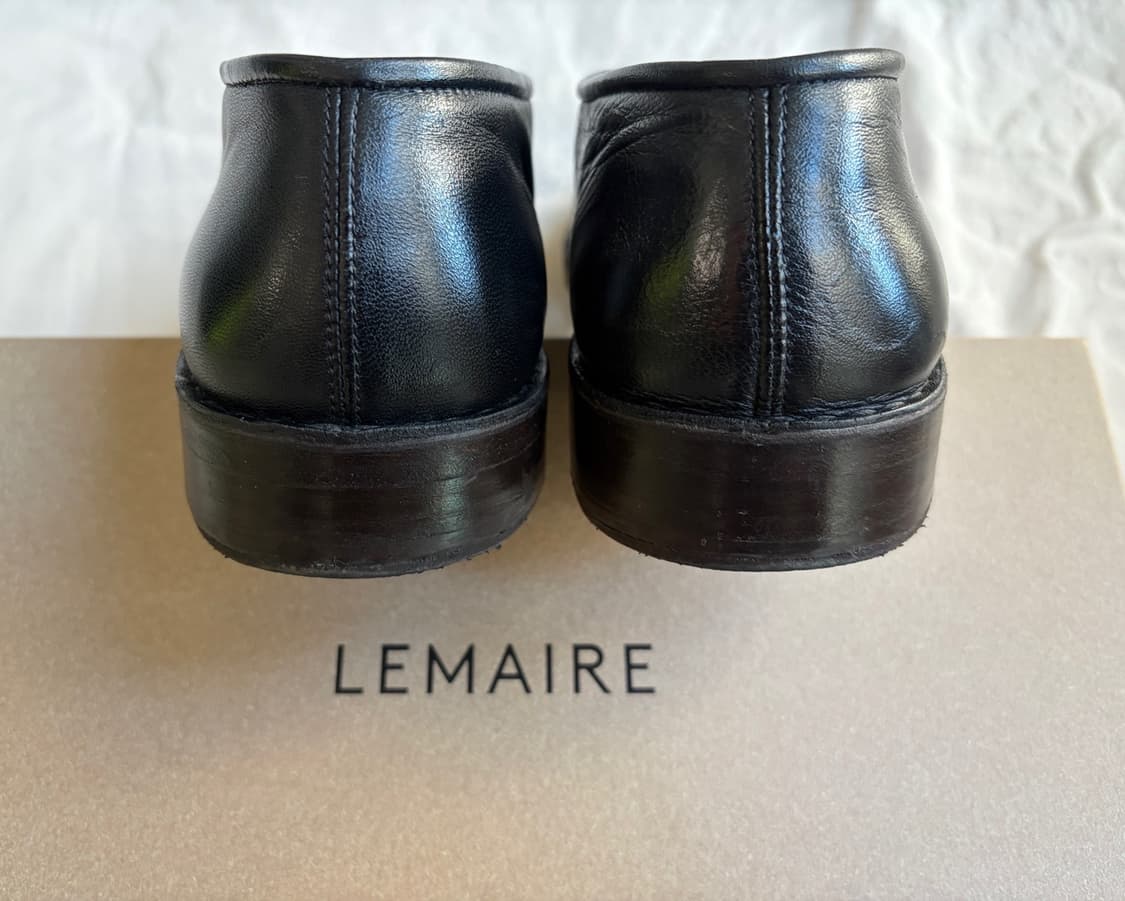 르메르 플랫 파이프드 슬리퍼 블랙 로퍼 LEMAIRE 슈즈 상품이미지6