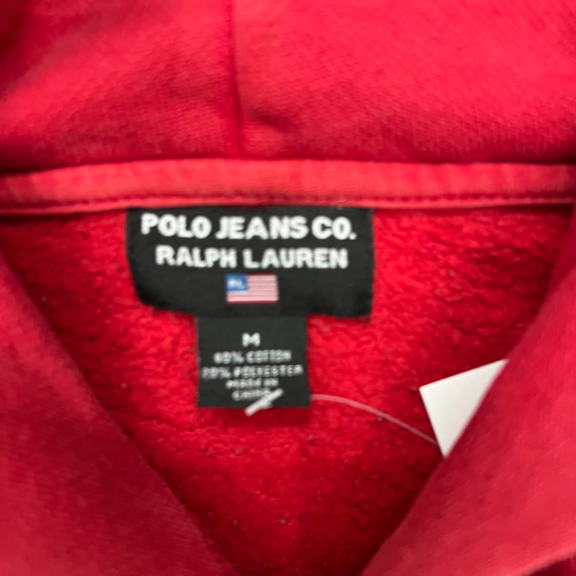 폴로진스 레드 후디 상품이미지2