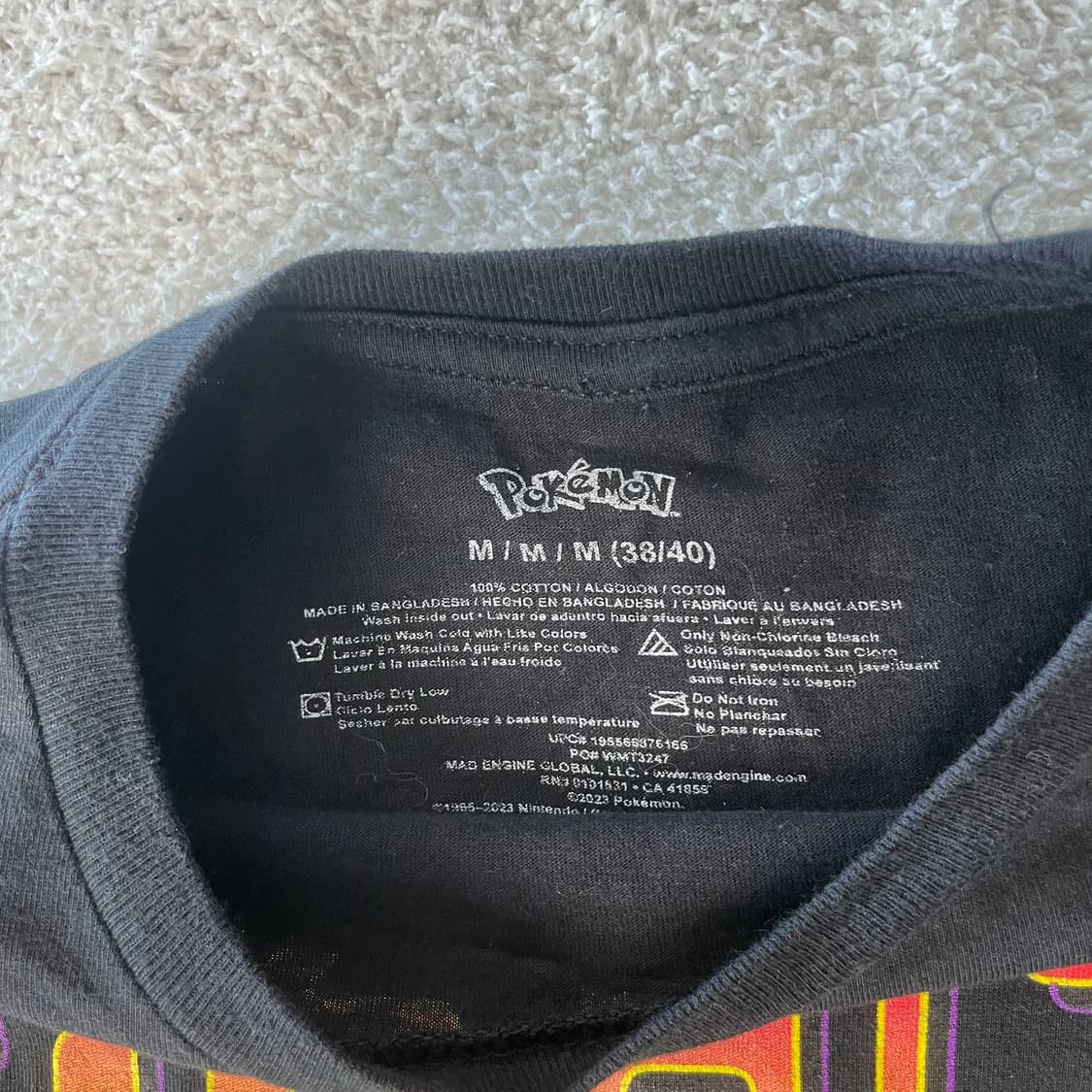 포켓몬스터 피카츄 반팔티셔츠 상품이미지4