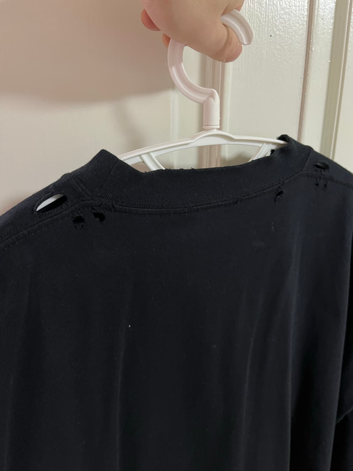 발렌시아가 메탈 로고 티셔츠 상품이미지5