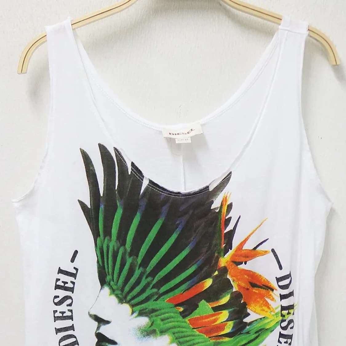 디젤 프린팅 슬리브리스 66455 상품이미지3