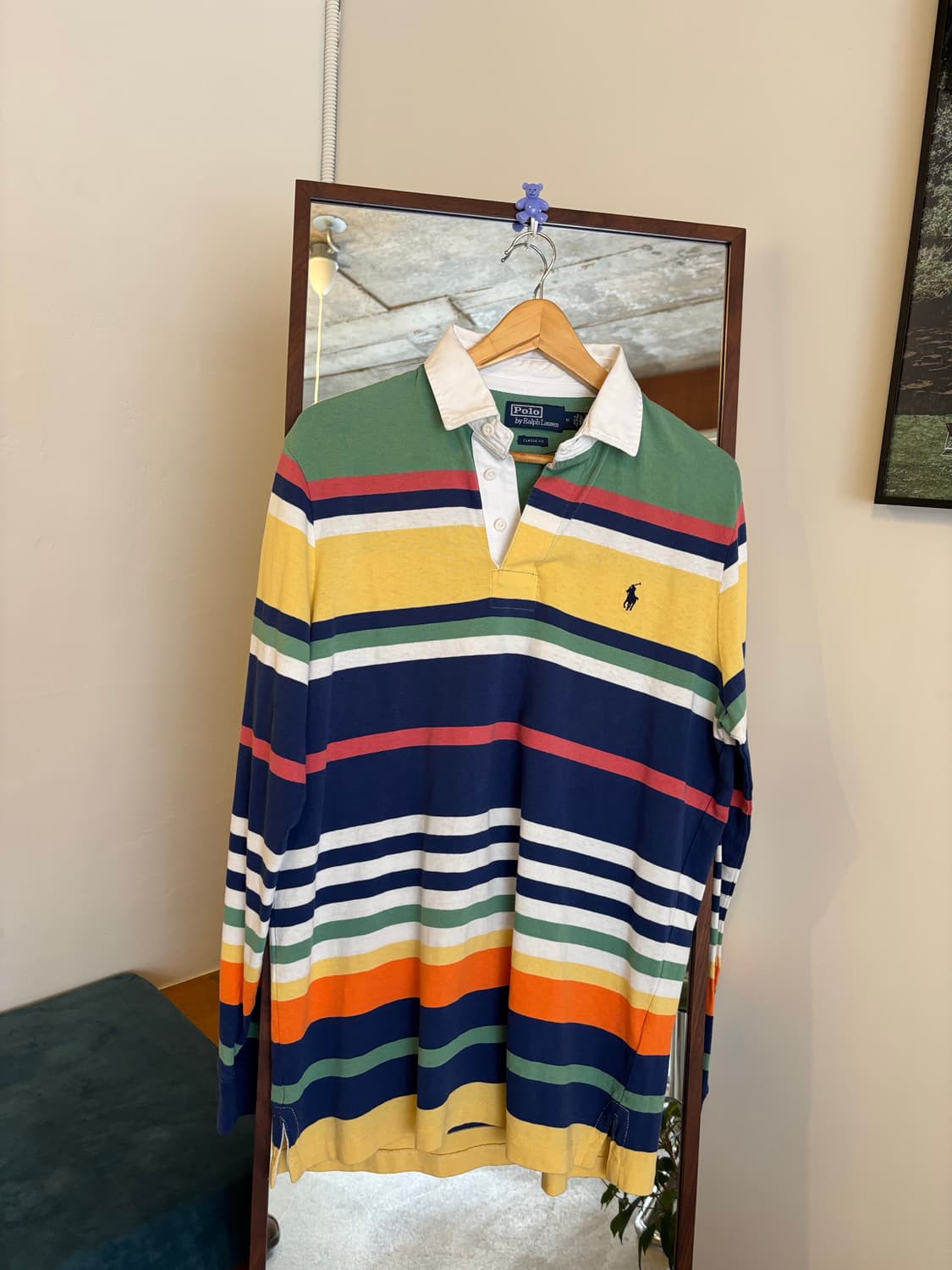 폴로 랄프로렌 스트라이프 럭비 티셔츠 상품이미지1