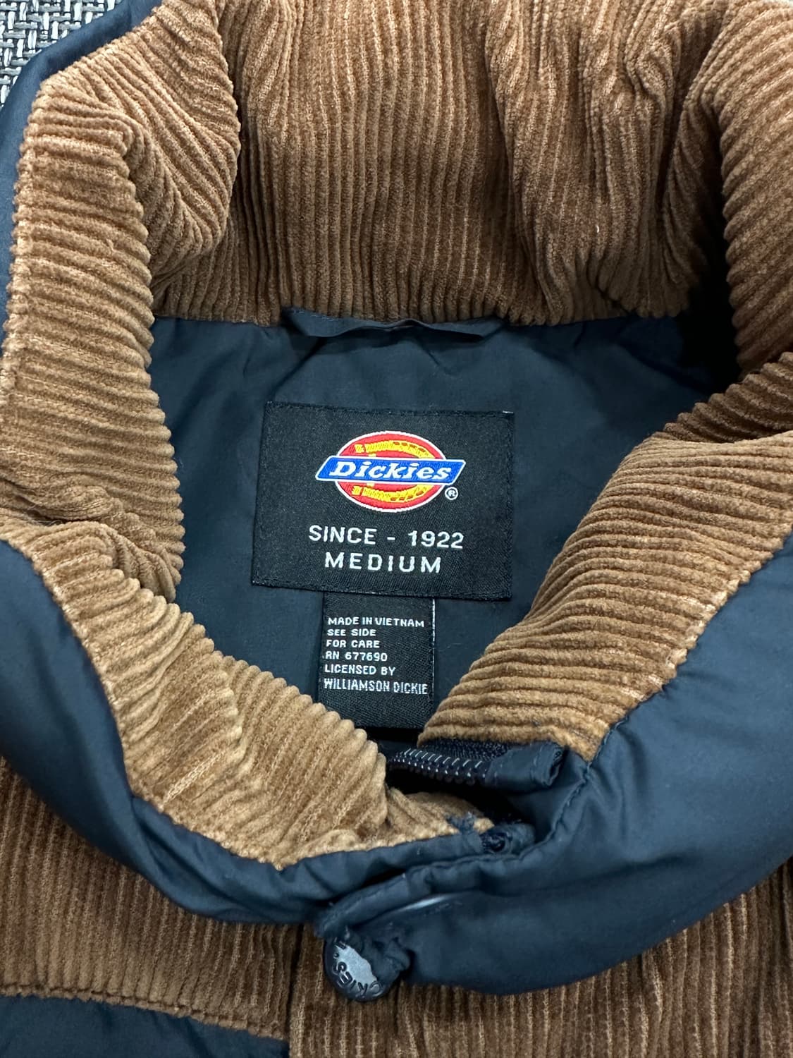 디키즈 코듀로이 패딩 베스트 상품이미지8