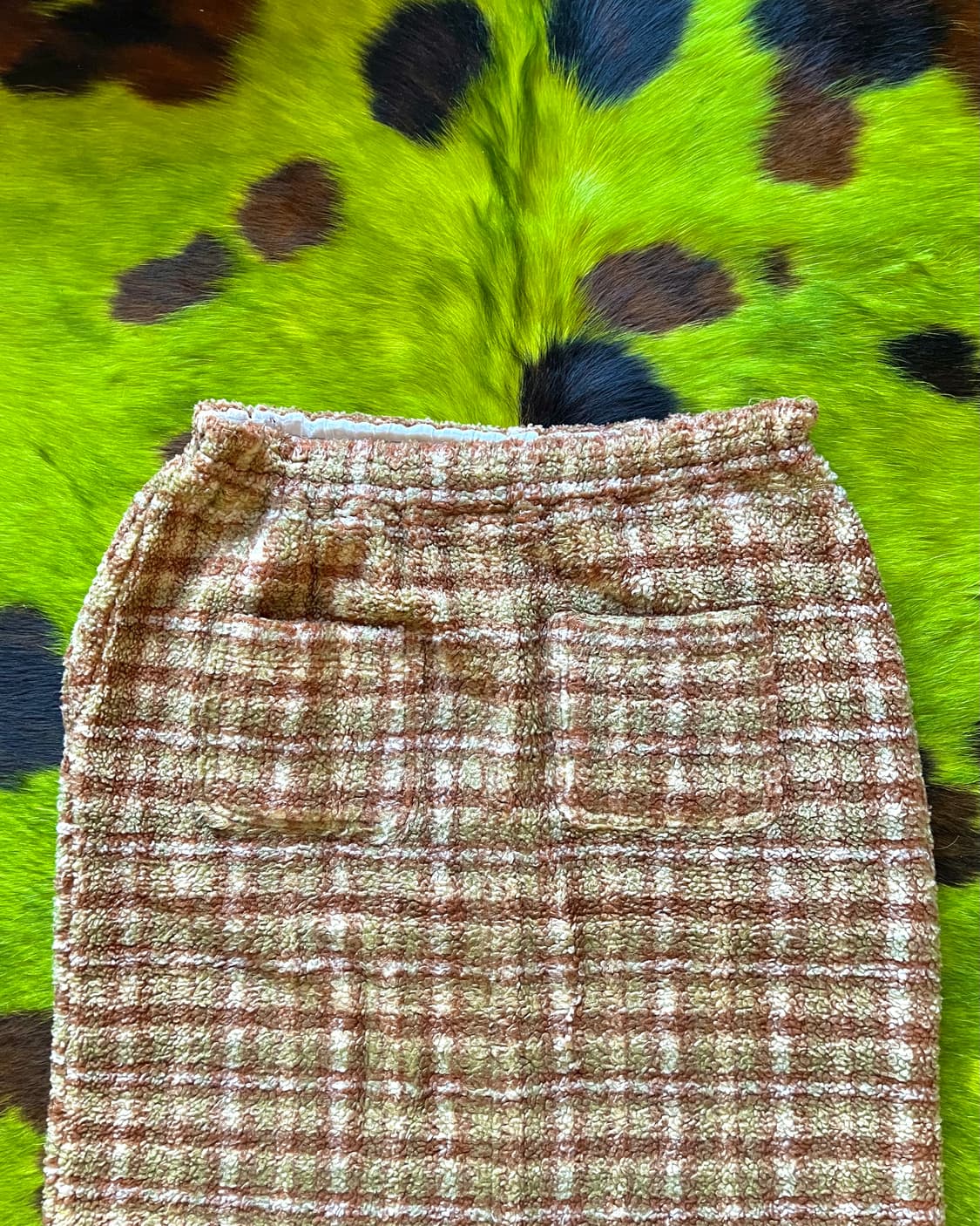 ~1980s HAI by ISSEY MIYAKE Fleece Skirt 상품이미지9