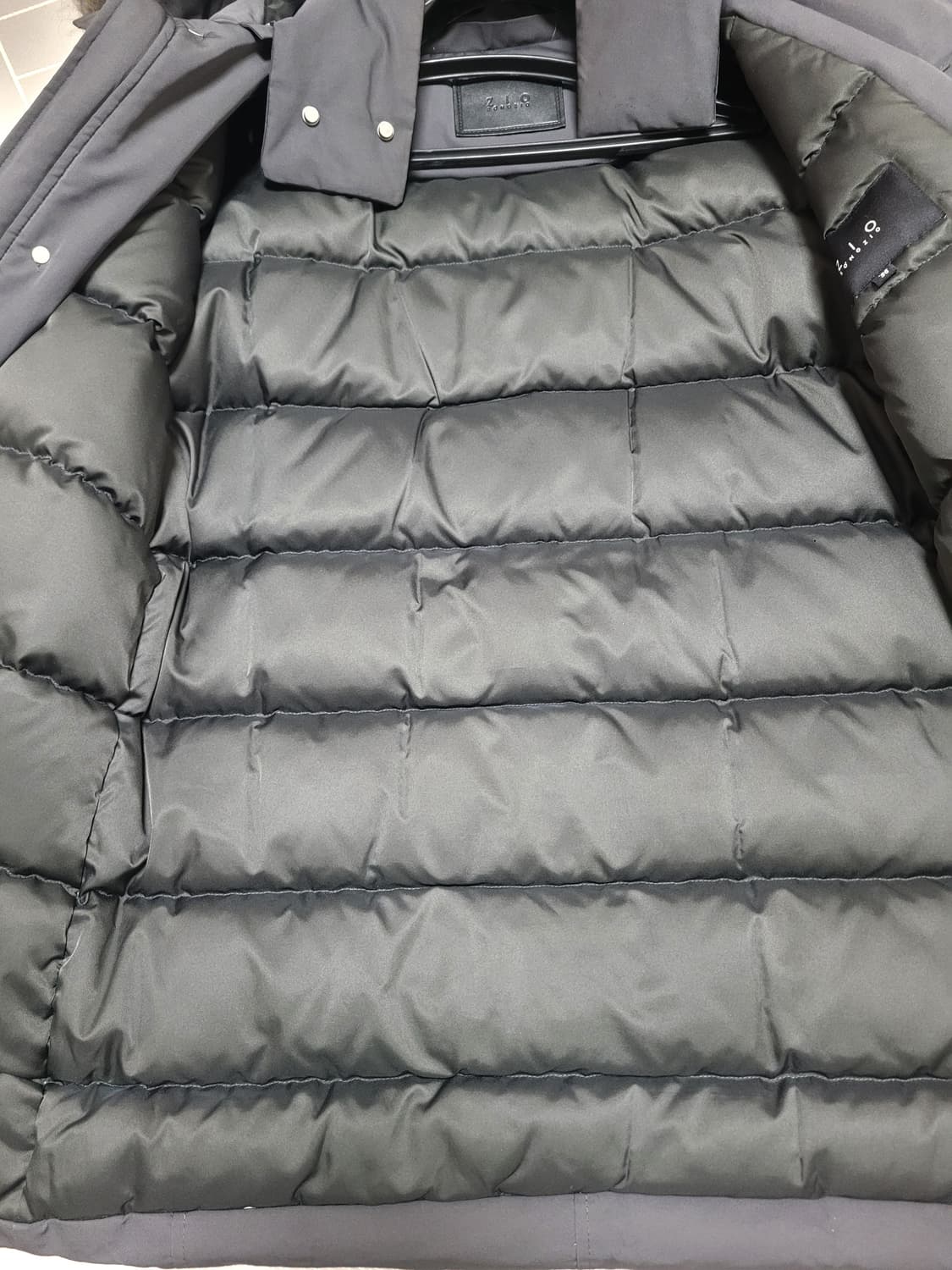 지오 송지오 리얼 라쿤 덕 다운 패딩 100 (95~97) 상품이미지3