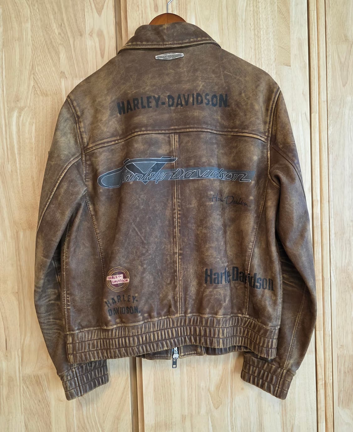 할리데이비슨 레더 자켓 100 (핸드드로잉 한정판) 상품이미지2