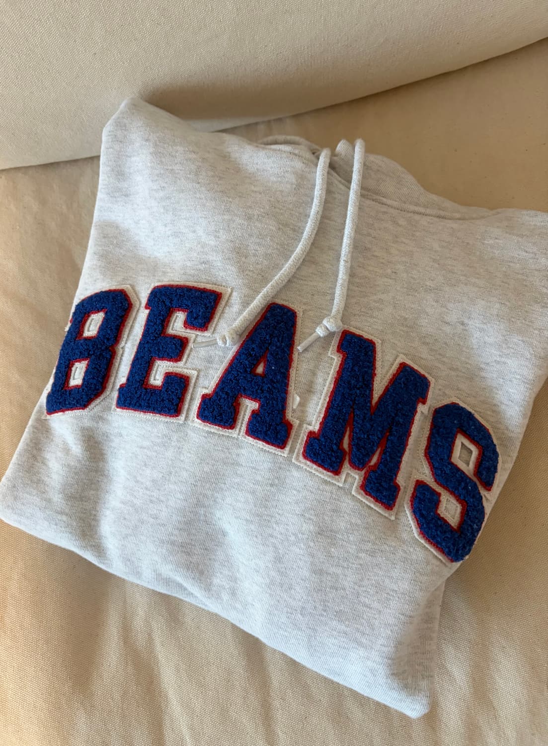 빔즈(BEAMS)의 애쉬그레이 후드티 m 상품이미지8