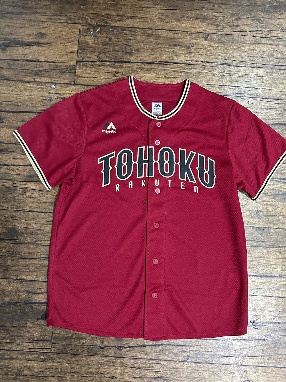 마제스틱 도호쿠 라쿠텐 야구 유니폼 M 새제품 상품이미지1