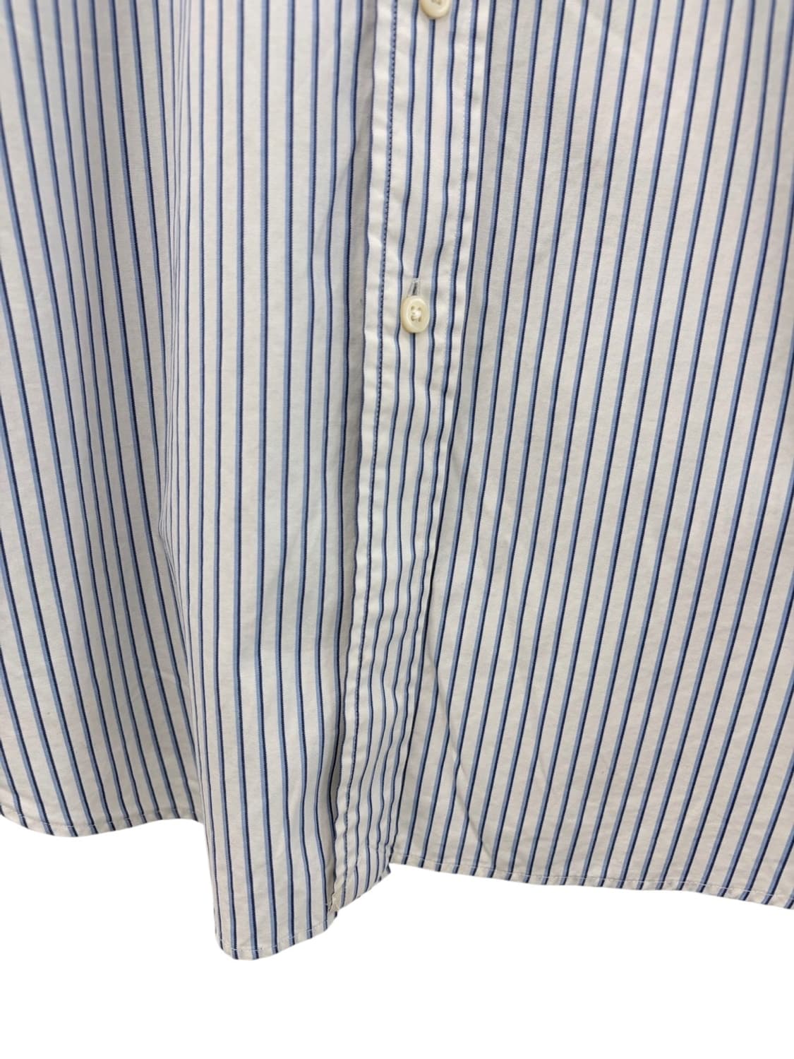 00년대 폴로 줄무늬 셔츠 화이트&스카이블루 (L) 상품이미지5
