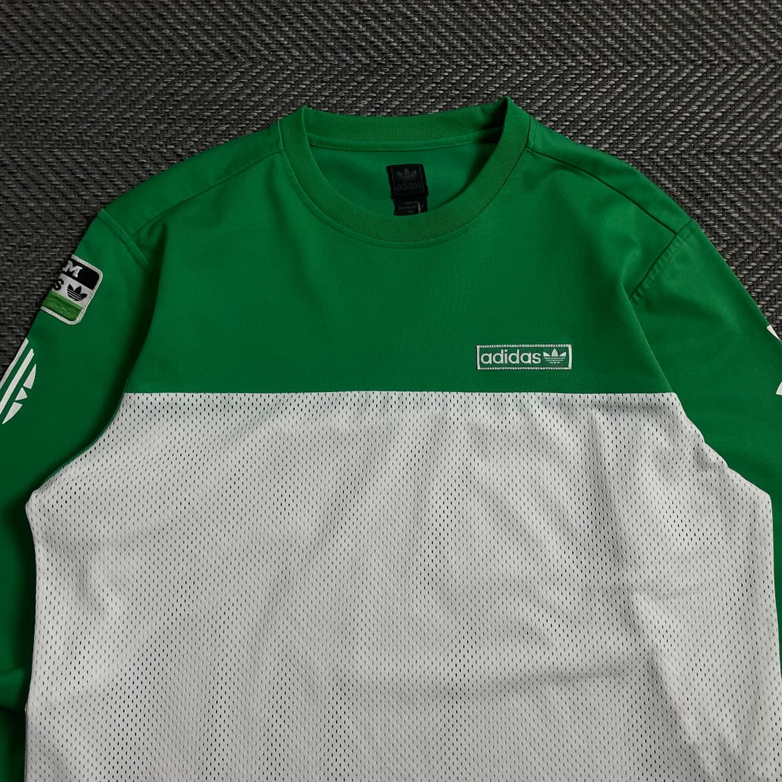 아디다스 올드스쿨 스펠로고 메쉬 트레이닝 탑o 4232 상품이미지3