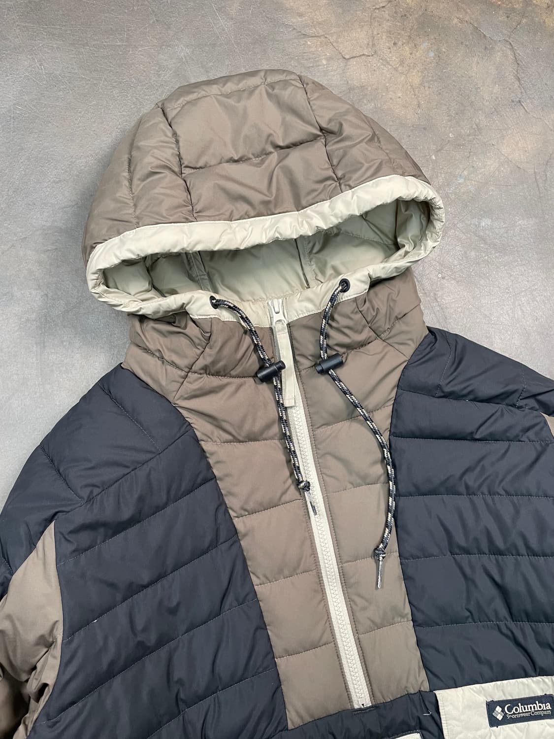 컬럼비아 컬러블록 아노락 패딩 상품이미지3