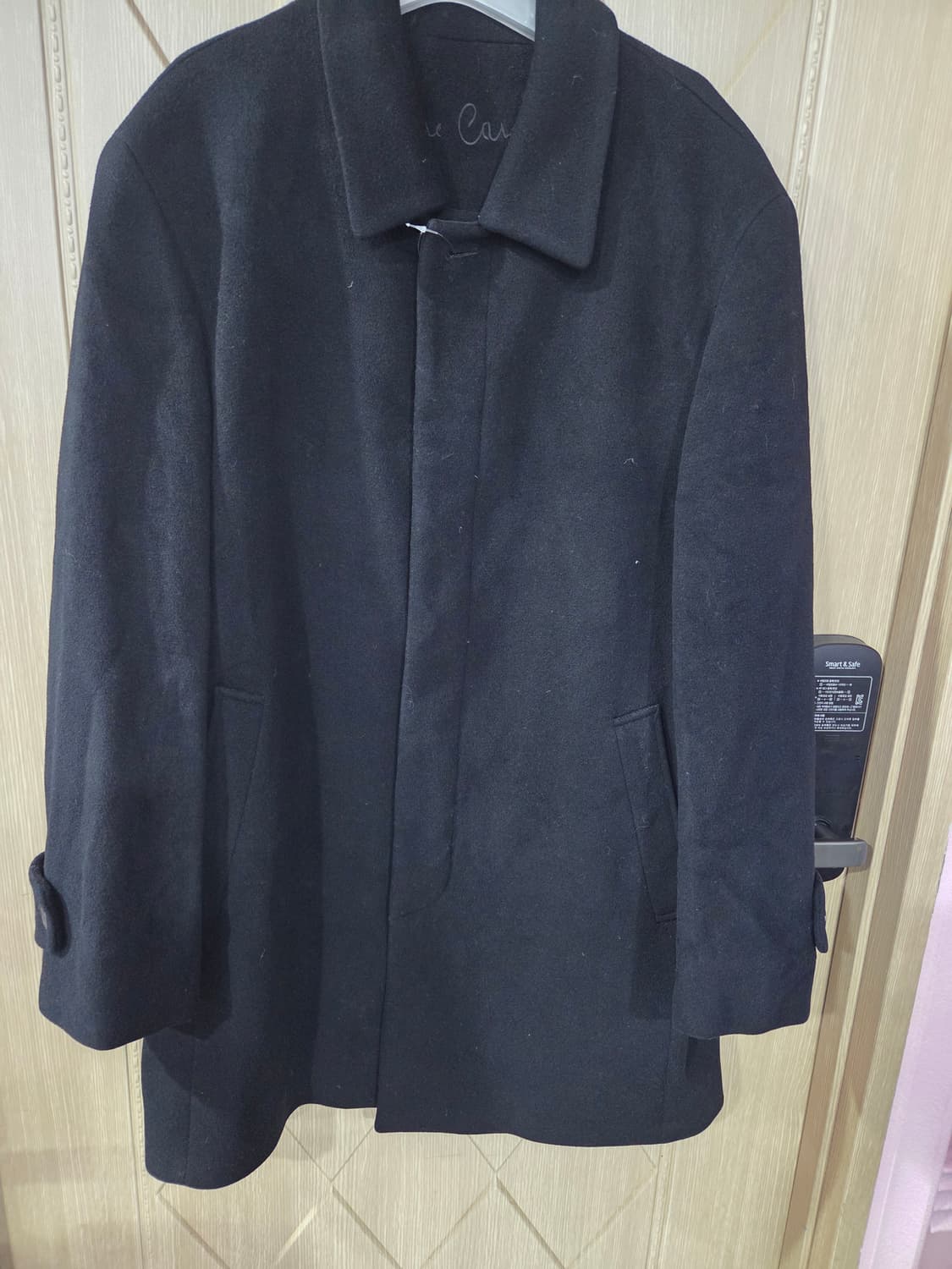 피에르가르뎅 블랙남성코트 상품이미지1