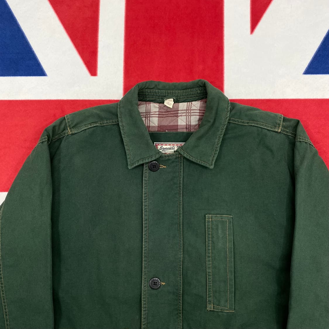 빈티지 누빔 워크자켓 L 실측 2XL  상품이미지3