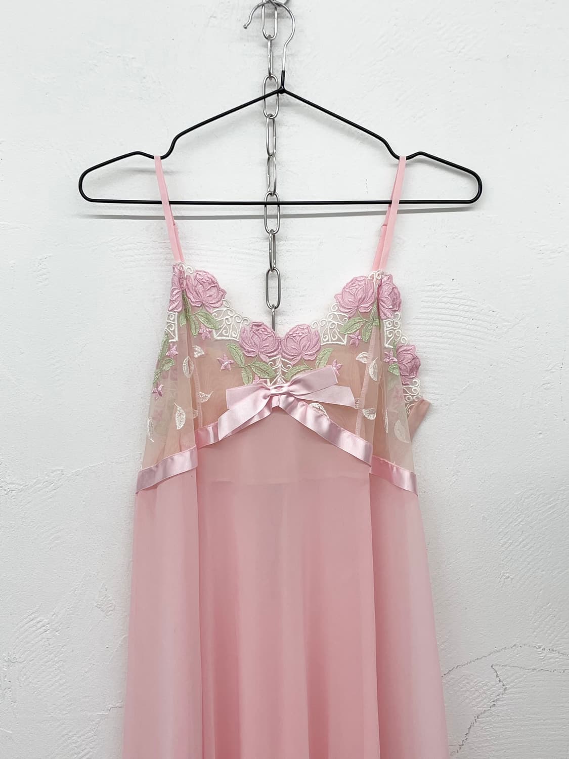 핑크페어리 레이스 시어 슬립 상품이미지5