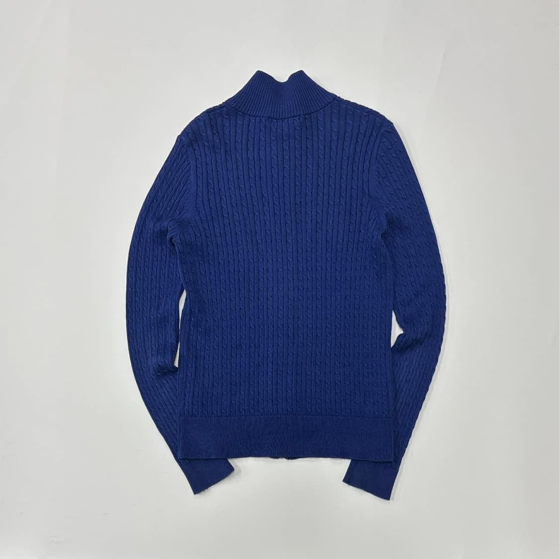 라코스테 케이블 걸즈 코튼 니트 집업 희귀져지(90) 상품이미지3