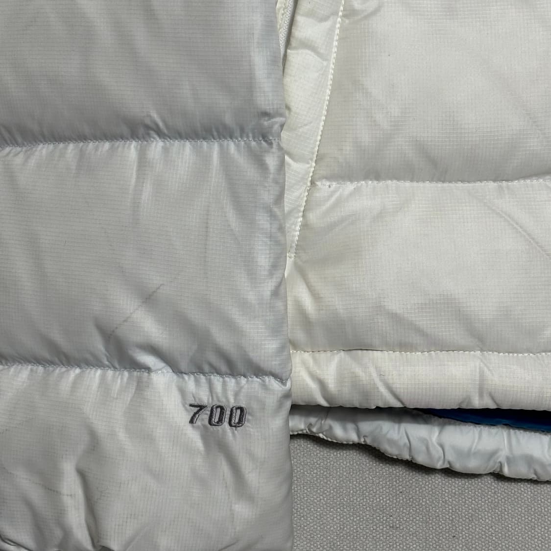 80 노스페이스 700 필 다운 화이트 푸퍼 패딩 상품이미지6