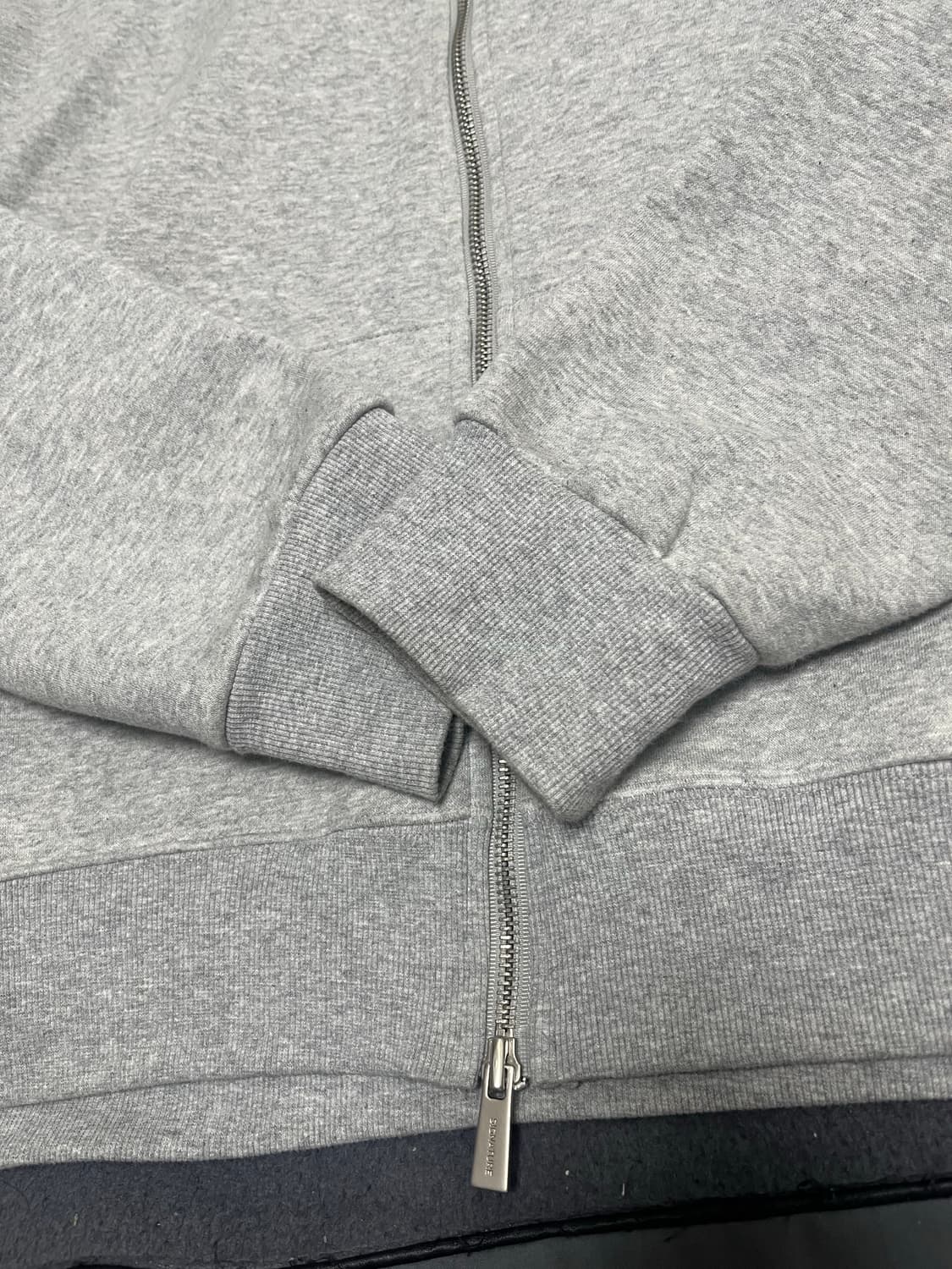 [L] 시그니처 투웨이 크롭 후드 집업 그레이 상품이미지3