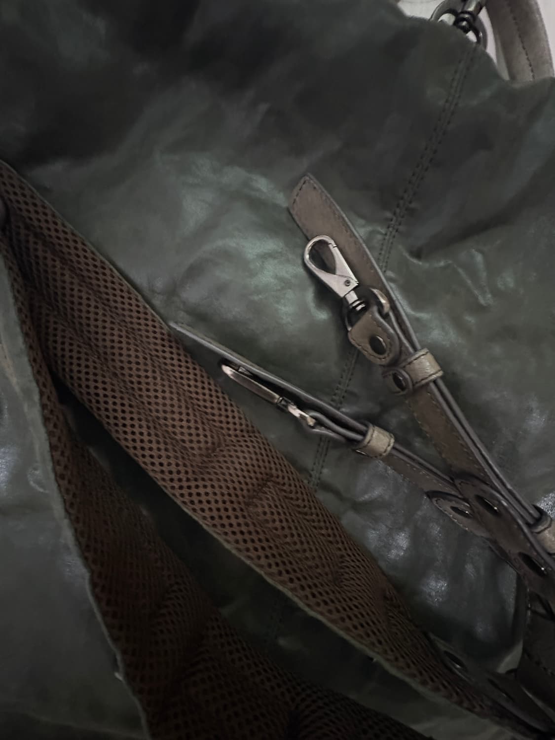 빈티지 백팩 크로스 숄더 백 상품이미지6