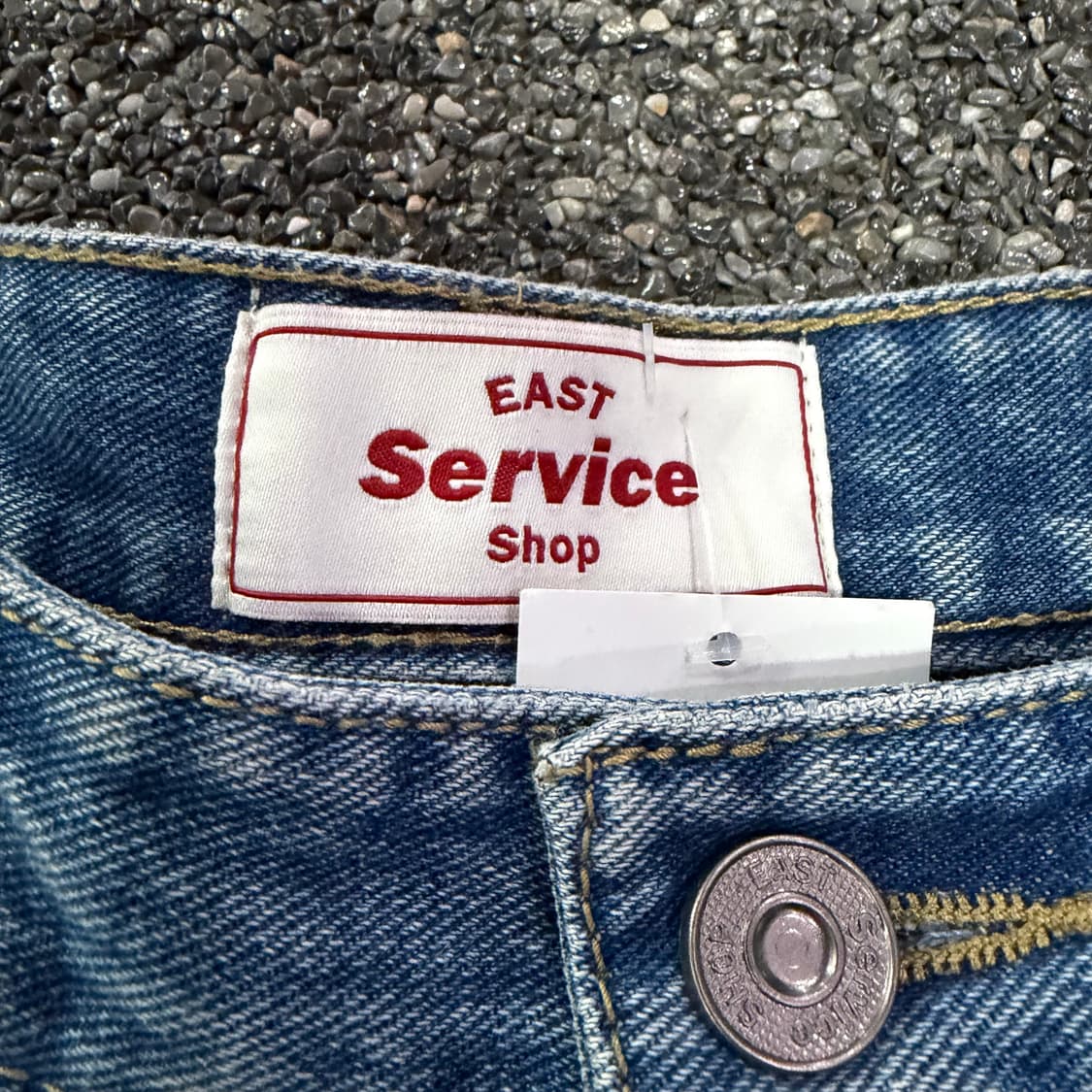 이스트 서비스샵 카고 와이드 데님 팬츠 B4101 상품이미지6