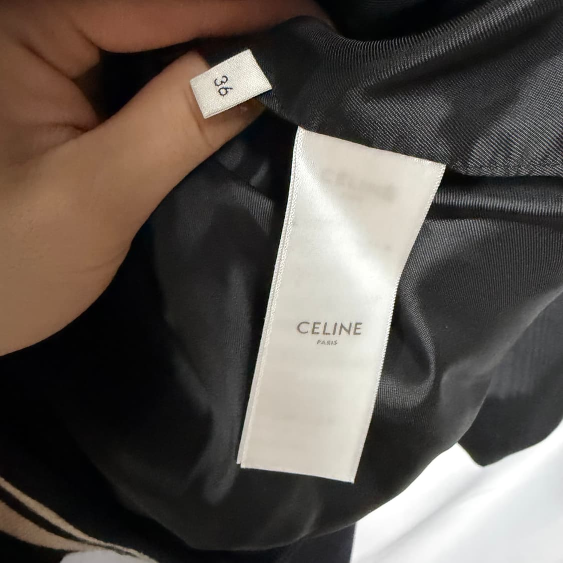 [S+급/36] 셀린느 울 캐시미어 테디 후드자켓 여성자켓 상품이미지7