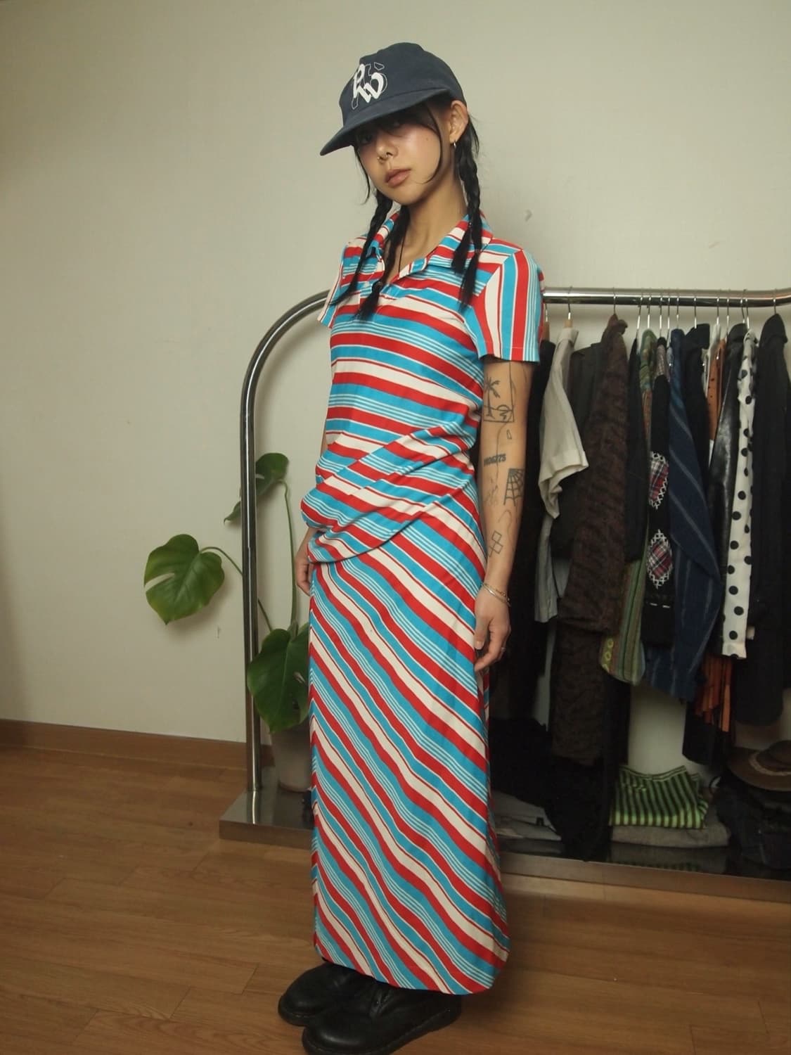 commedesgarcons 꼼데가르송 웨이브 원피스 상품이미지1