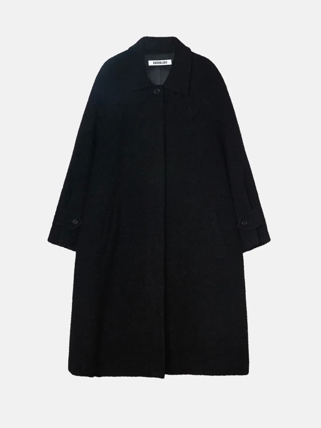 엔조블루스 발마칸 롱코트 블랙  상품이미지6