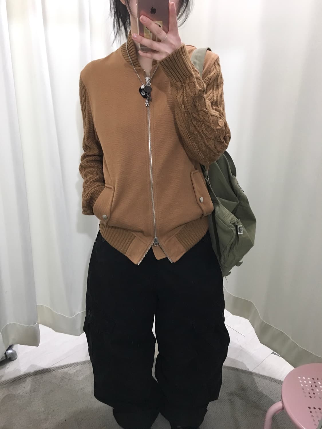 takeo kikuchi knit zip-up JK 상품이미지4