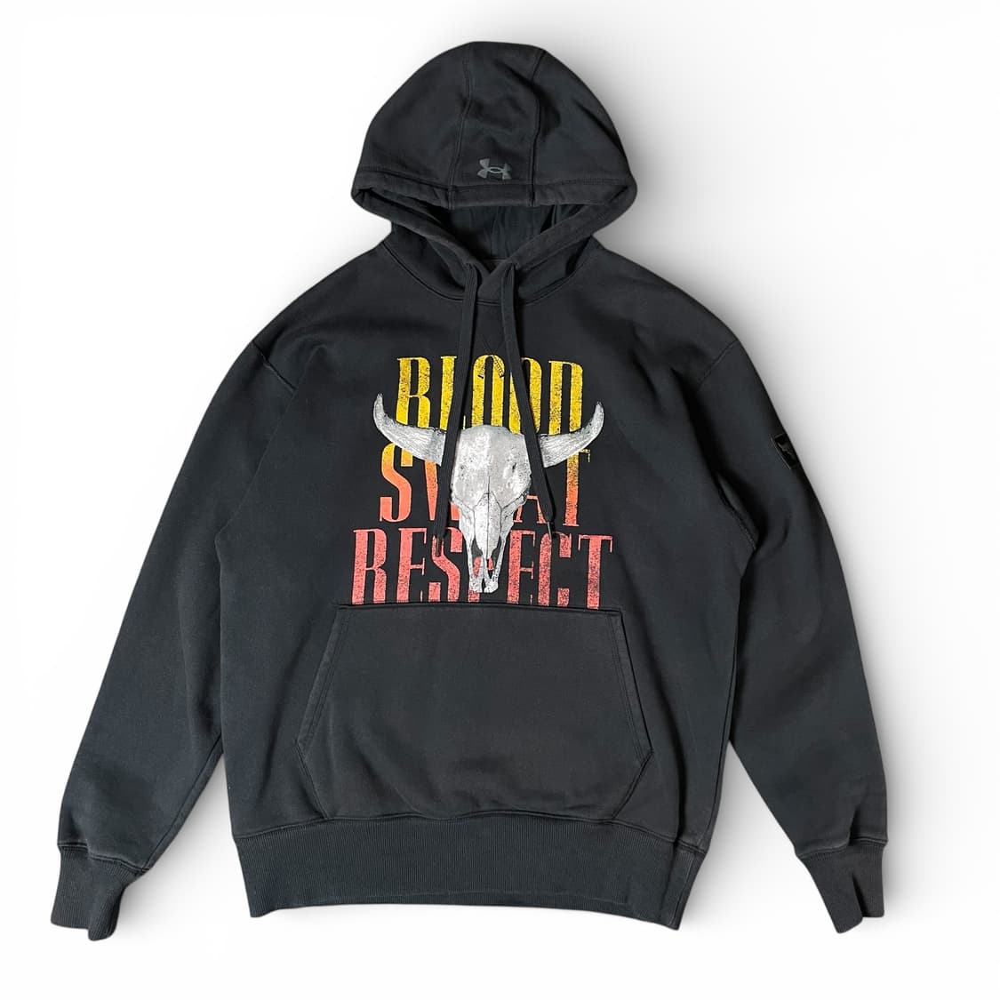 언더아머 블랙 프로젝트 락 프린팅 후드 L 상품이미지1