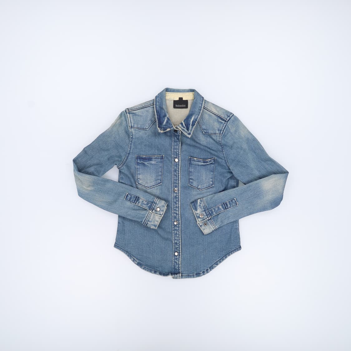 S 웬즈데이 여성 데님셔츠 0330H1 상품이미지1