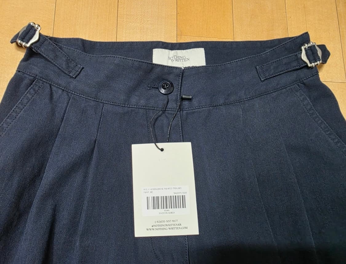 낫띵리튼 해링본 트라우저 네이비 M 상품이미지7