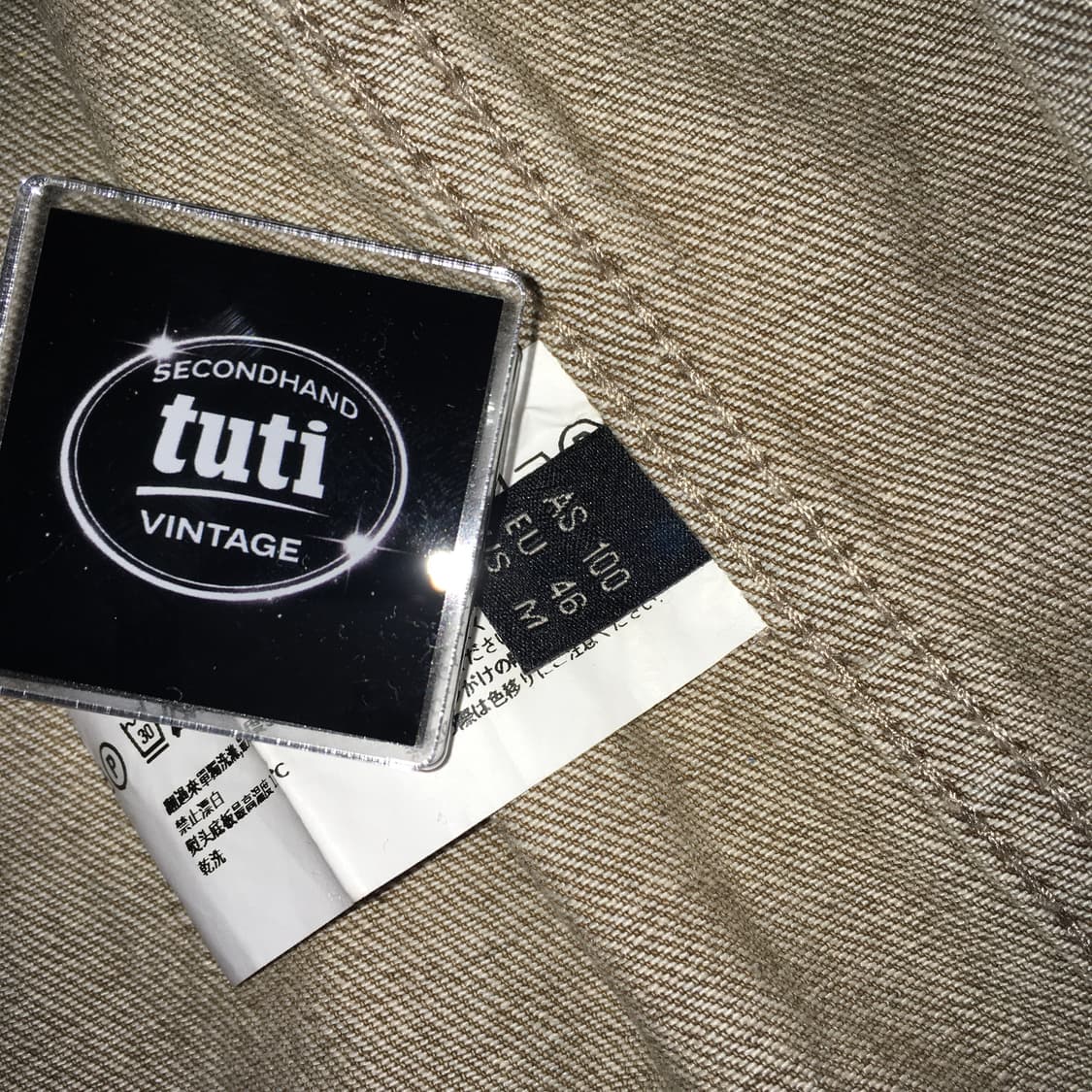 투티/0180 마틴플랜 태슬 데님자켓 브라운 트러커 상품이미지8