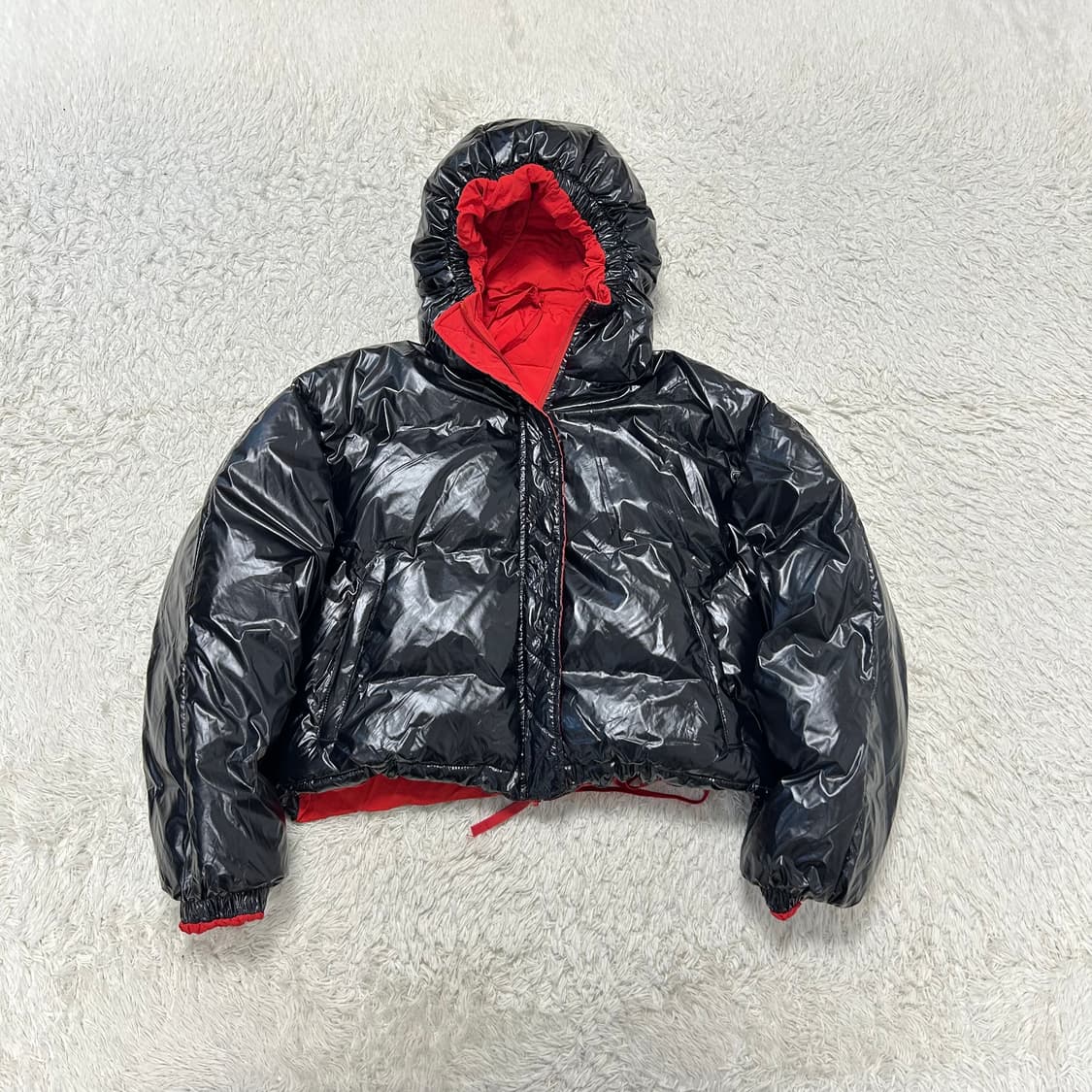 Partimento Reversible Shirring Puffer Ja 상품이미지7