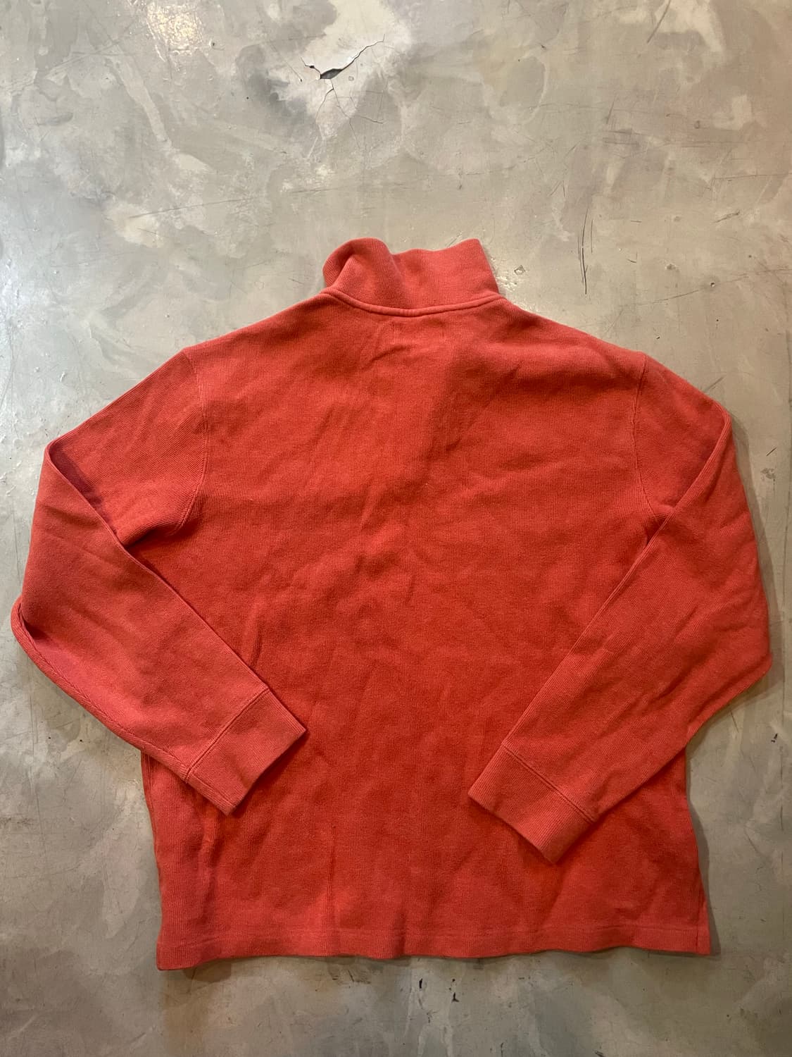 폴로 오렌지 반집업 니트 XL 상품이미지9