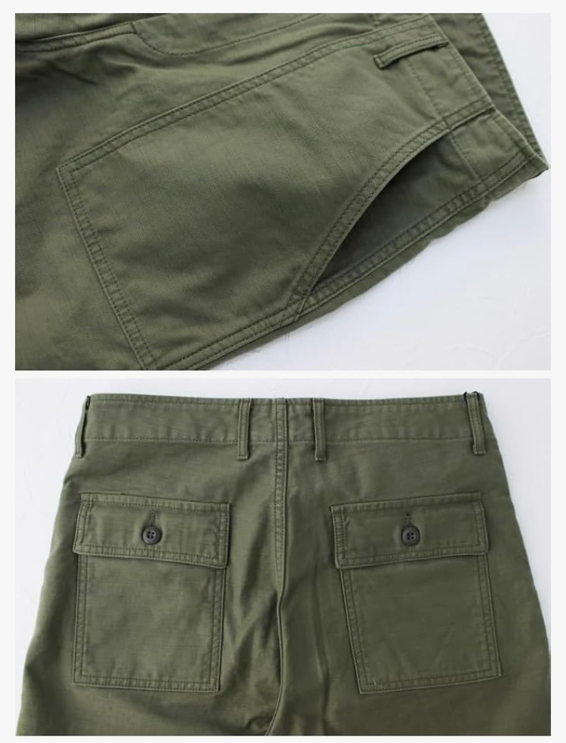 [XXL] 재팬 블루 진 베이커 팬츠 퍼티그 팬츠 올리브 상품이미지4