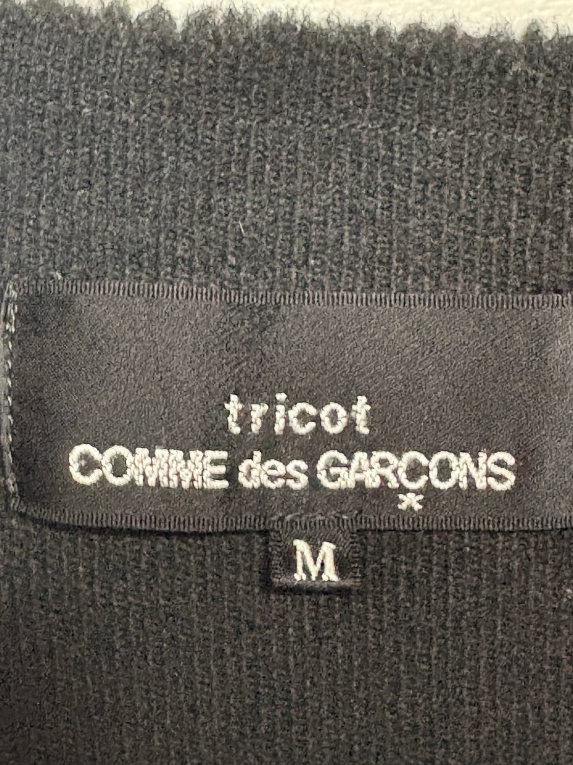 꼼데 트리콧 슬리브리스 니트 상품이미지2