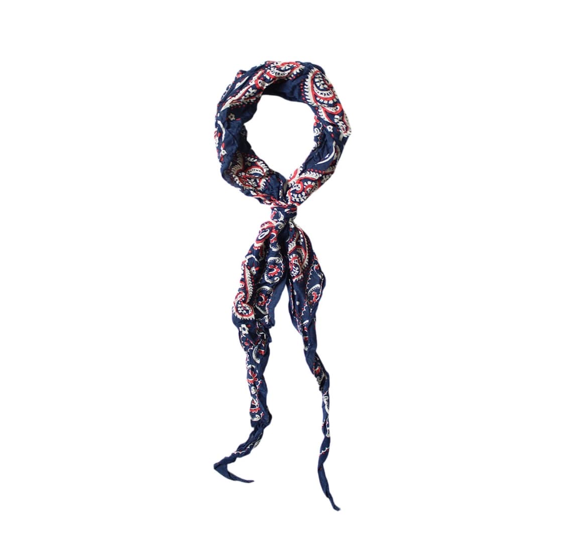 (새상품)kapital silk neckerchief navy 상품이미지1